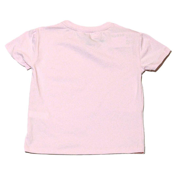 Pink S S Schiffli Heart Pacth T Shirt Nawao.com