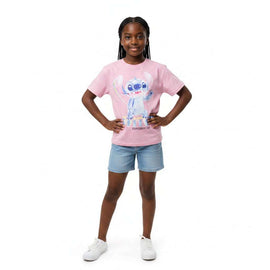 Pink Stitch Oversize T Shirts Pale Pink Nawao.com