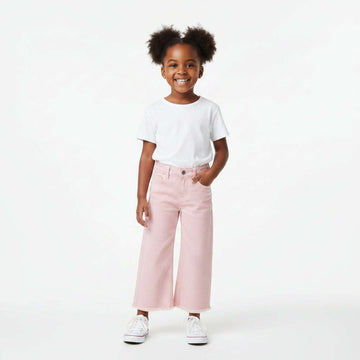 Pink Straight Leg Jean  Pale Pink Nawao.com
