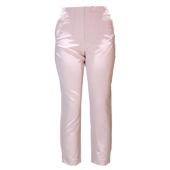 Pink Straight Leg Single Button Trouser Nawao.com