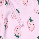 Pink Strawberry All Over Print Active Pant Nawao.com