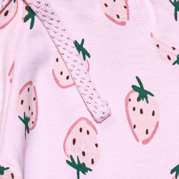 Pink Strawberry All Over Print Active Pant Nawao.com