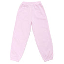 Pink Track Pants With Emboss Pale Pink Nawao.com