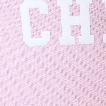 Pink Track Pants With Emboss Pale Pink Nawao.com