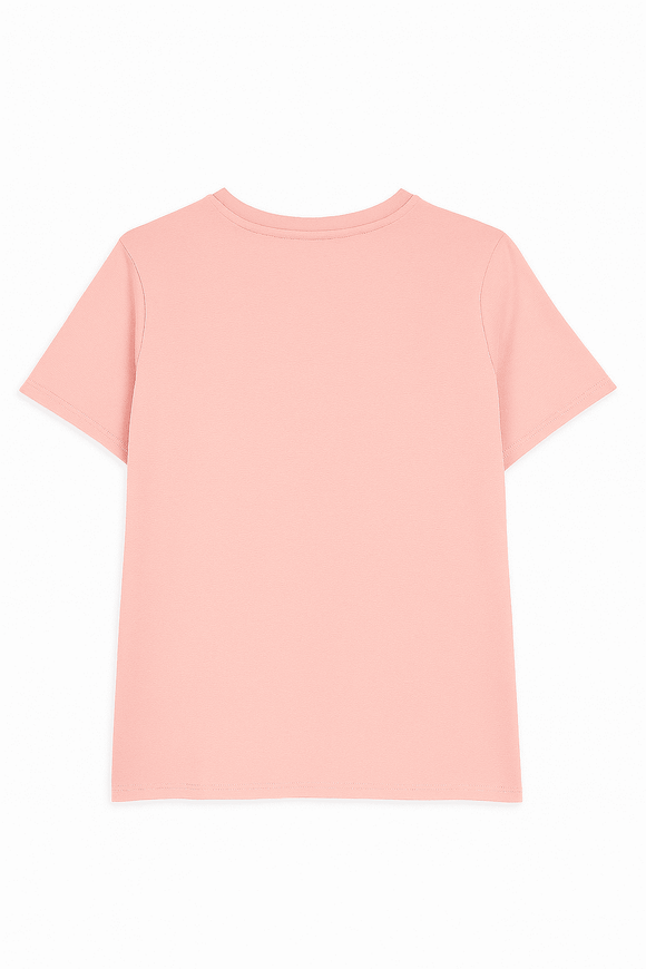 Pink We Bare Bears Printed T Shirt Pale Nawao.com
