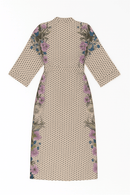 Placement Printed Dress Nawao.com