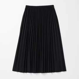 PLEATED SKIRT BLACK Nawao.com