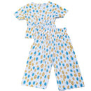 Plisse Blouse And Pant Sets Nawao.com