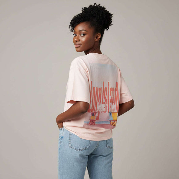 Printed Interlock T Shirt Orange Nawao.com