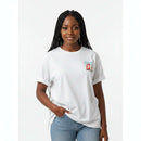 Printed Interlock T Shirt White Nawao.com