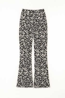 Printed Plisse Wide Leg Pant Nawao.com