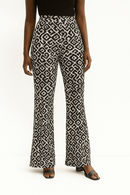 Printed Plisse Wide Leg Pant Nawao.com