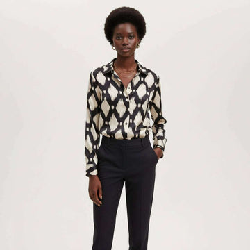 Printed Satin Shirt Assorted Uk10 Nawao.com