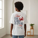 Printed Sea Interlock T Shirt White Nawao.com