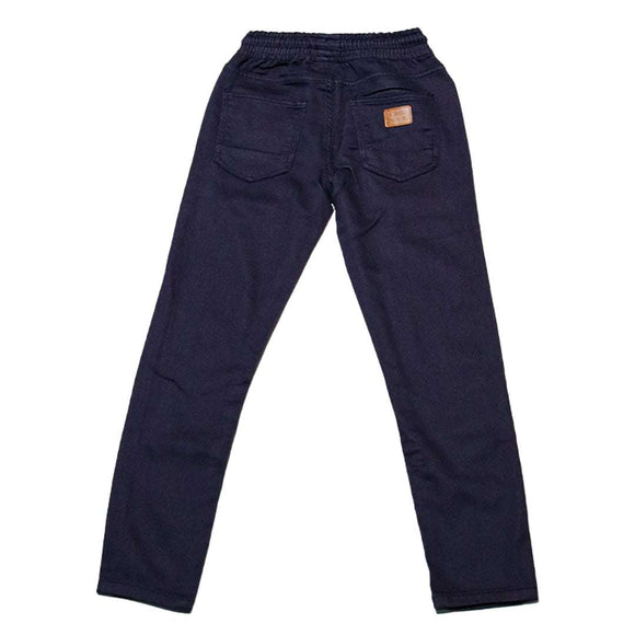 Pullon Knit Denim Jeans Nawao.com