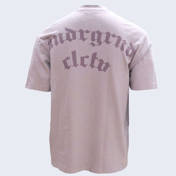 Purple Back Printed Heavy Jersey T-Shirts Nawao.com