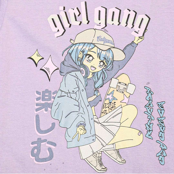 Purple Graphic T Shirts Nawao.com