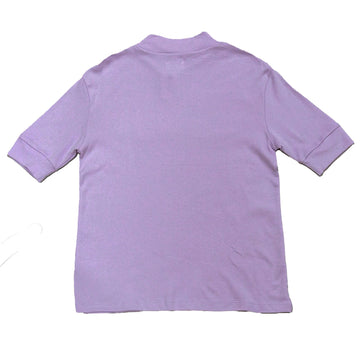 Purple Highneck Oversize T Shirts Nawao.com