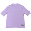 Purple Highneck Oversize T Shirts Nawao.com