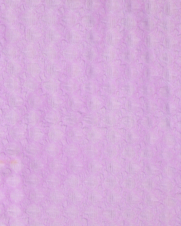 Purple Jacquard Top With Lettuce Edges Nawao.com