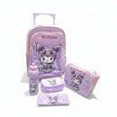 Purple Kuromi 5 In 1 Value Pack  16  Trolley Bag Nawao.com