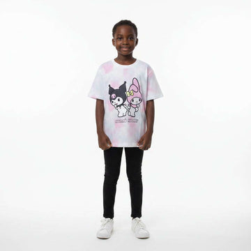 Purple Pink Tie Dye Kuromi T Shirts Assorted Nawao.com