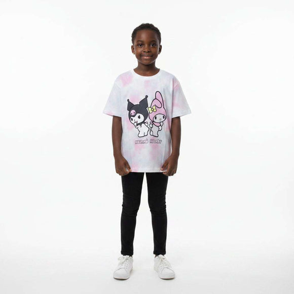 Purple Pink Tie Dye Kuromi T Shirts Assorted Nawao.com