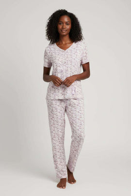 Purple Poly Spandex Table Pj Set Nawao.com