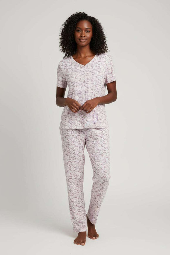 Purple Poly Spandex Table Pj Set Nawao.com