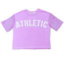 PURPLE TOP WITH MESH PURPLE 9 10 YEARS Nawao.com