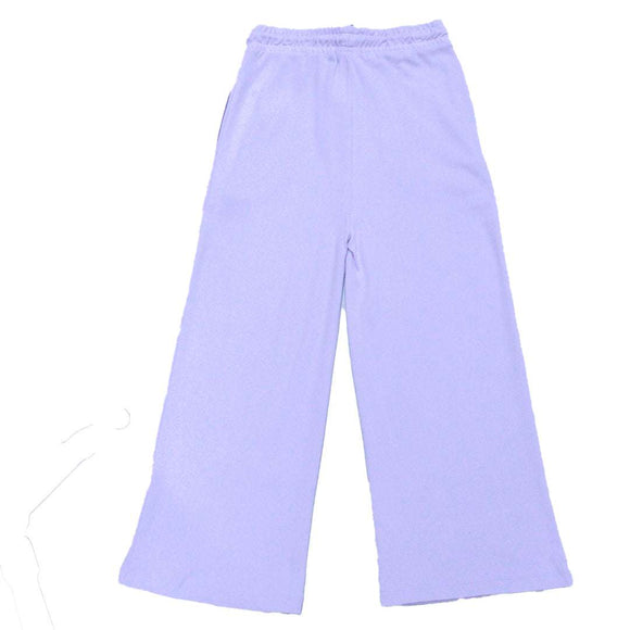 Purple Wideleg Pants Purple Nawao.com