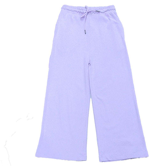 Purple Wideleg Pants Purple Nawao.com