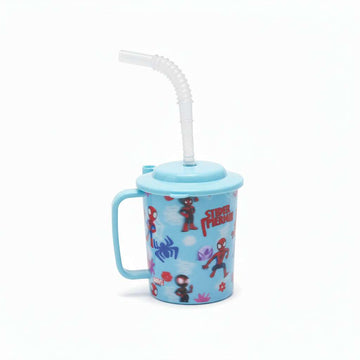 Red Blue Spiderman  Plastic Mug Nawao.com