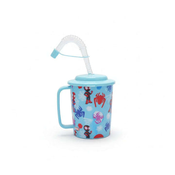 Red Blue Spiderman  Plastic Mug Nawao.com