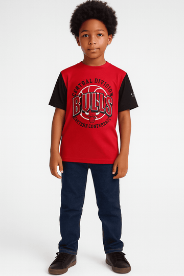 Red Chicago Bulls T Shirt Nawao.com