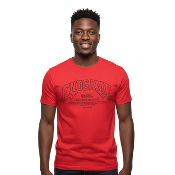 Red Graphic T Shirt Red Nawao.com
