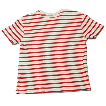 Red Horizontal Striped Tshirt Nawao.com
