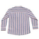Red Long Sleeve Stripe Shirt Red Nawao.com