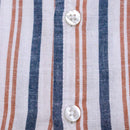 Red Long Sleeve Stripe Shirt Red Nawao.com