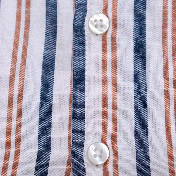 Red Long Sleeve Stripe Shirt Red Nawao.com
