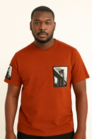 Red Mens Tshirt Red Nawao.com