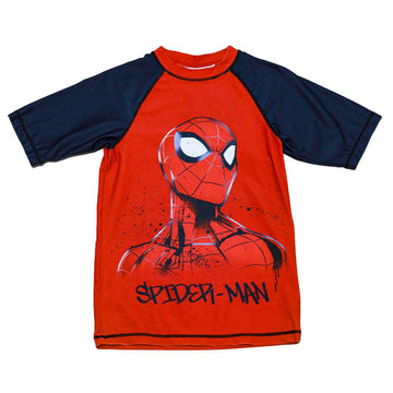 Red Spiderman Rash Guard T Shirt Nawao.com