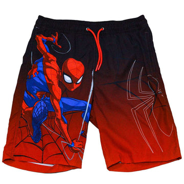Red Spiderman Swim Shorts Nawao.com