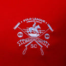 Red T Shirt With Y D Rib And Chest Logo Red Nawao.com