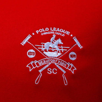 Red T Shirt With Y D Rib And Chest Logo Red Nawao.com