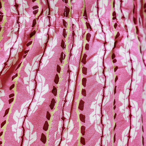 Red Woven Pajama Bottom Nawao.com