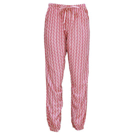 Red Woven Pajama Bottom Nawao.com