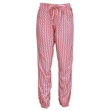 Red Woven Pajama Bottom Nawao.com