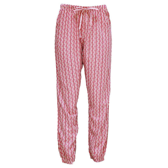 Red Woven Pajama Bottom Nawao.com