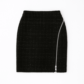 REDTAG Black Casual Skirt for Women Nawao.com